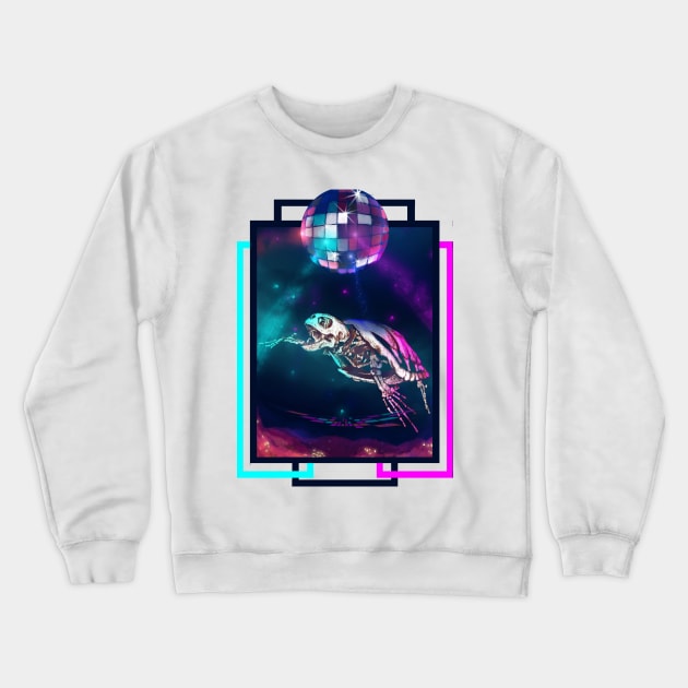 Turtle, Dance, Electronic music, Party, Disco, Gift Crewneck Sweatshirt by Strohalm